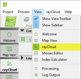 How to draw a Polyline in the rayCloud - PIX4Dmapper